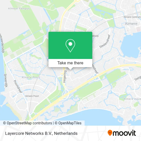 Layercore Networks B.V. map