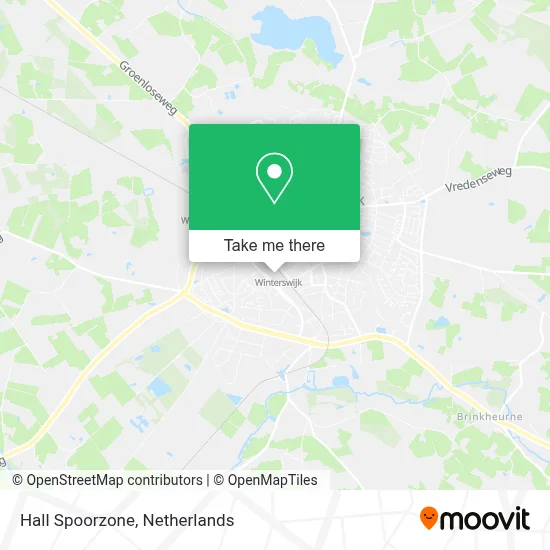 Hall Spoorzone map