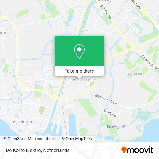 De Korte Elektro map