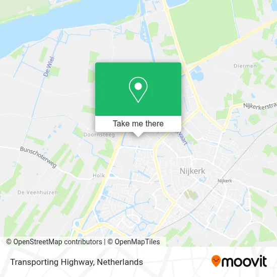 Transporting Highway map