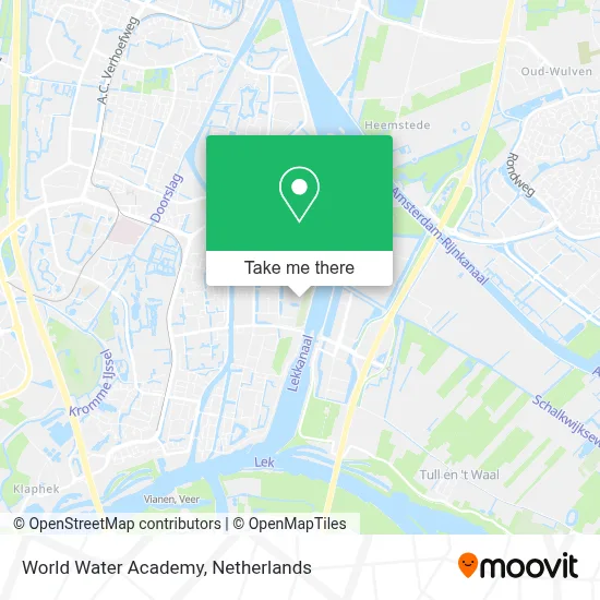 World Water Academy map