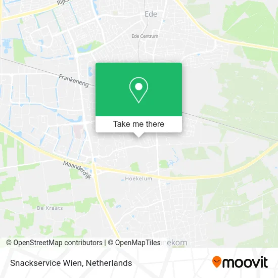 Snackservice Wien map