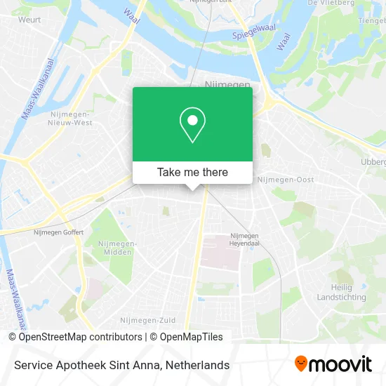 Service Apotheek Sint Anna map