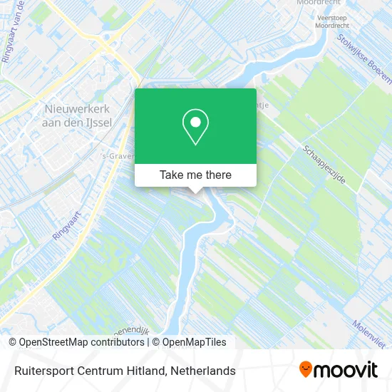 Ruitersport Centrum Hitland map