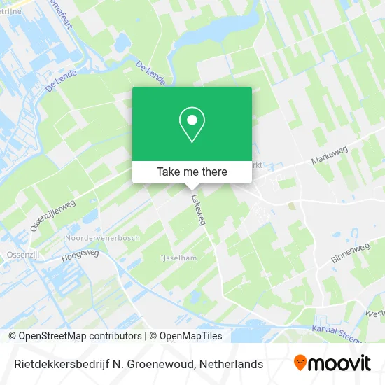 Rietdekkersbedrijf N. Groenewoud map