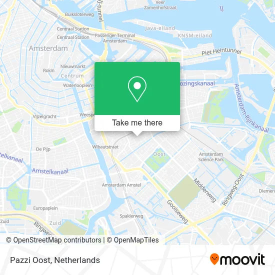 Pazzi Oost map