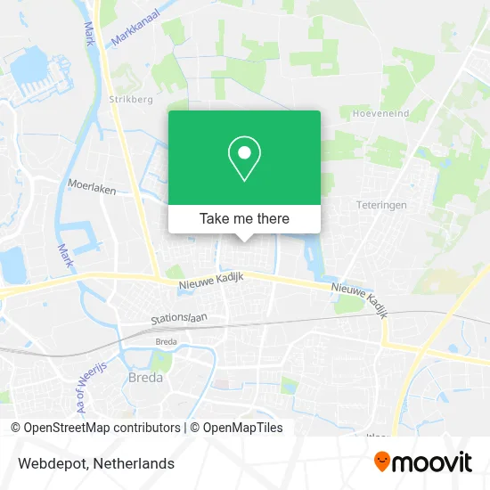 Webdepot map