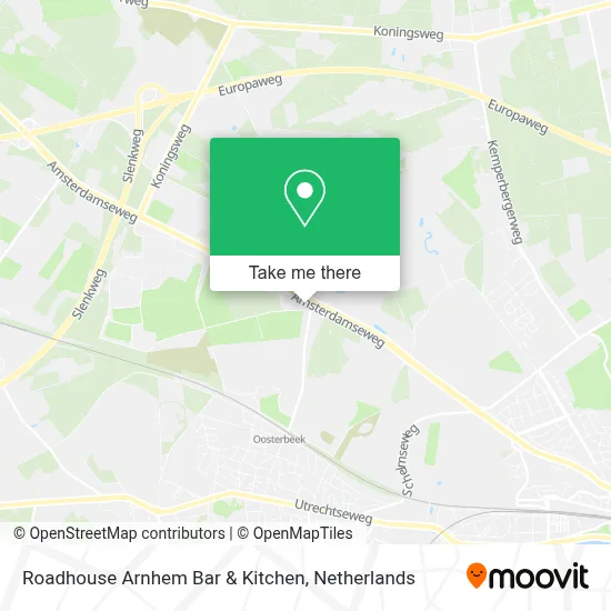Roadhouse Arnhem Bar & Kitchen map