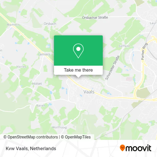 Kvw Vaals map