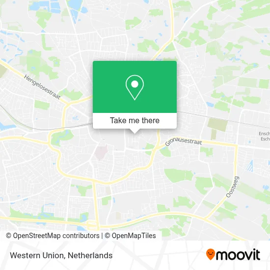 Western Union map