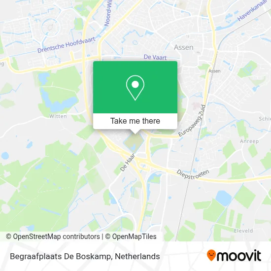 Begraafplaats De Boskamp map