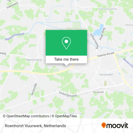 Roenhorst Vuurwerk map