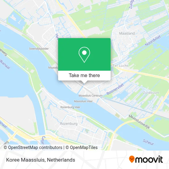 Koree Maassluis map