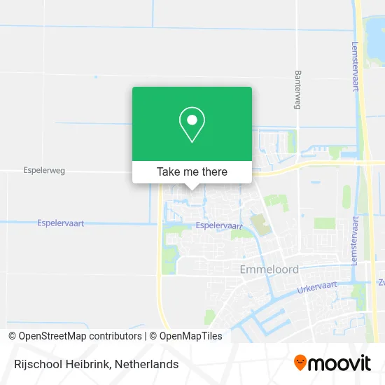 Rijschool Heibrink map