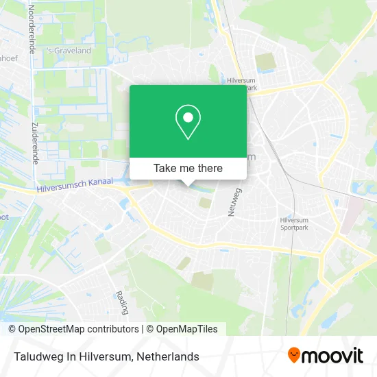 Taludweg In Hilversum map