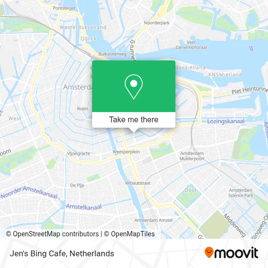 Jen's Bing Cafe map