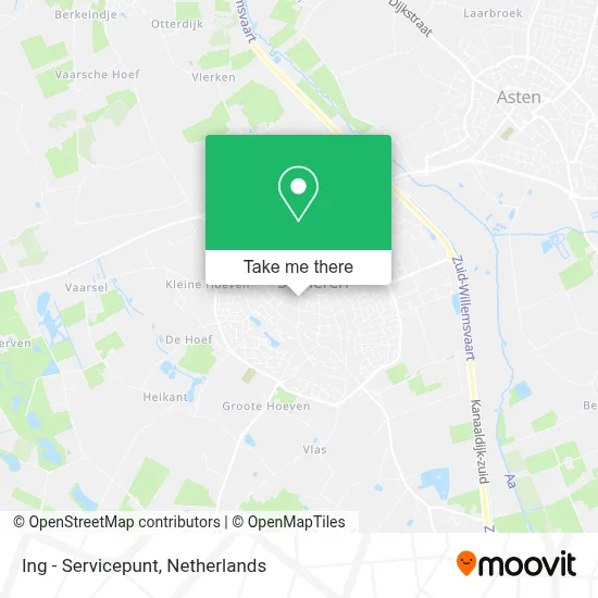 Ing - Servicepunt map