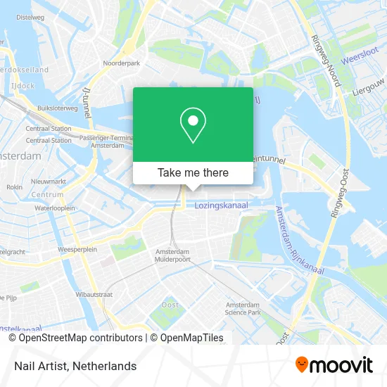 Nail Artist map