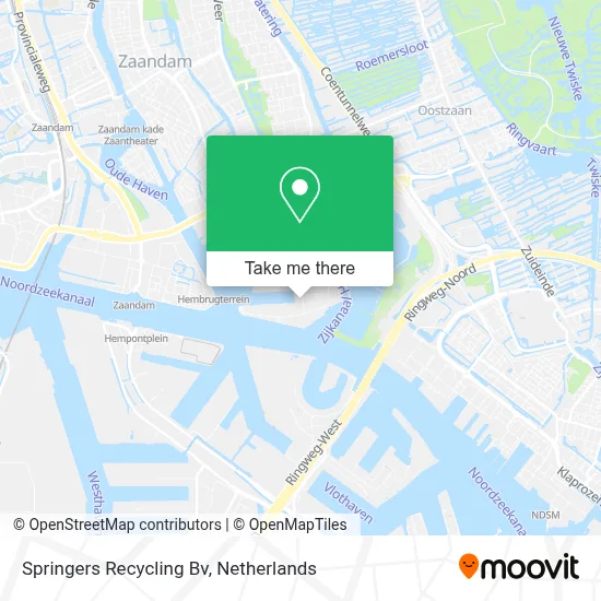 Springers Recycling Bv map
