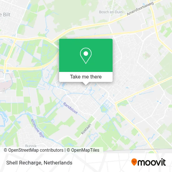 Shell Recharge map