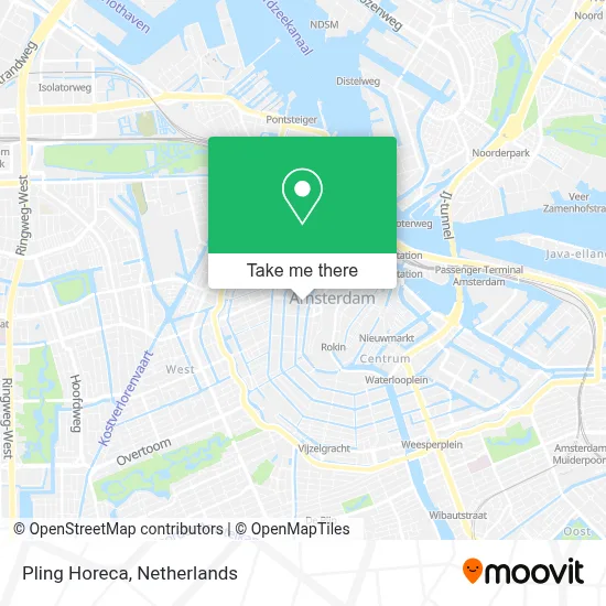 Pling Horeca map