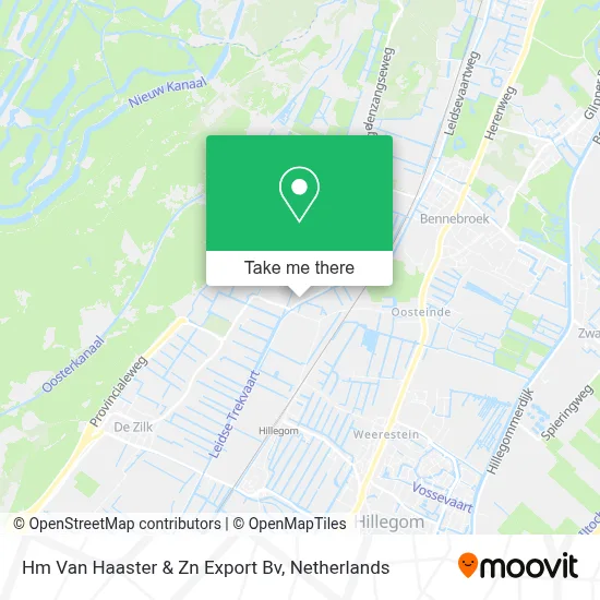 Hm Van Haaster & Zn Export Bv map