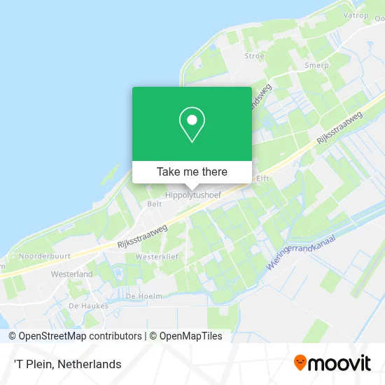 'T Plein map