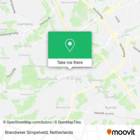 Brandweer Simpelveld map