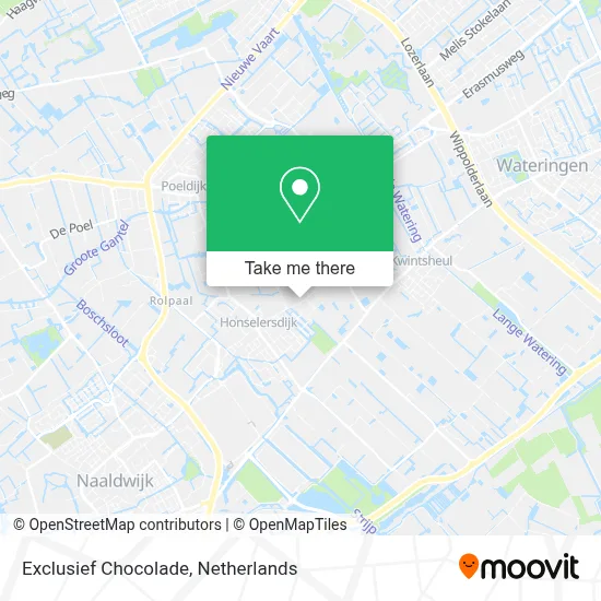 Exclusief Chocolade map
