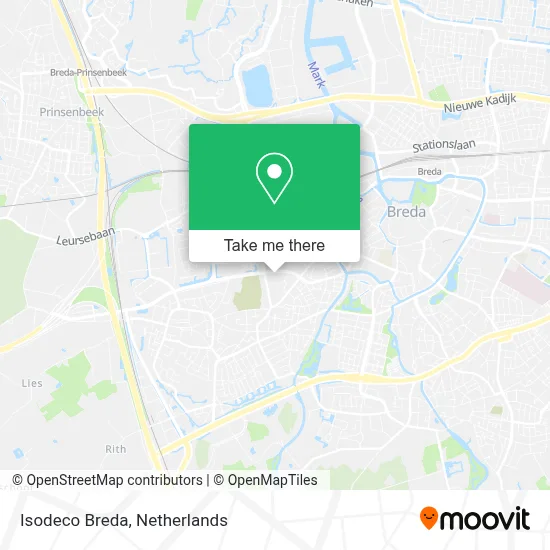 Isodeco Breda map