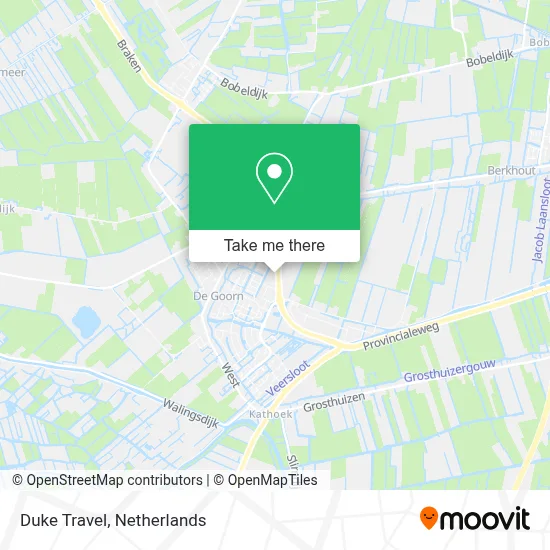 Duke Travel map