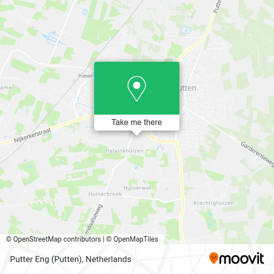 Putter Eng (Putten) Karte