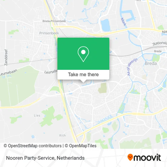 Nooren Party-Service map