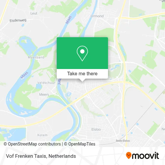 Vof Frenken Taxis map