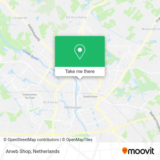 Anwb Shop map
