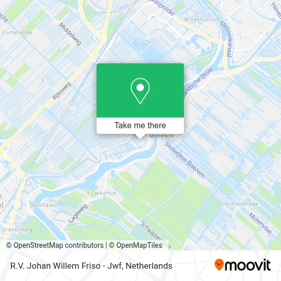 R.V. Johan Willem Friso - Jwf map