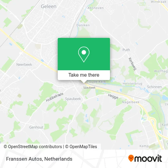 Franssen Autos map