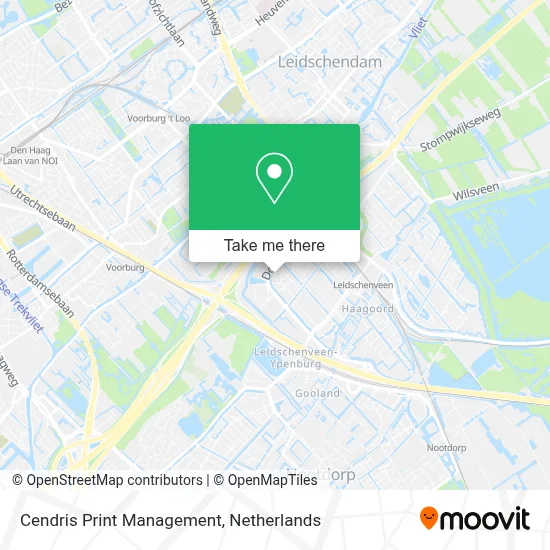 Cendris Print Management map