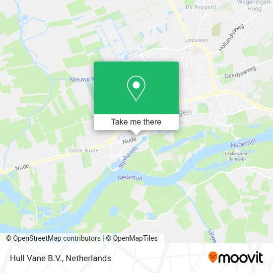 Hull Vane B.V. map
