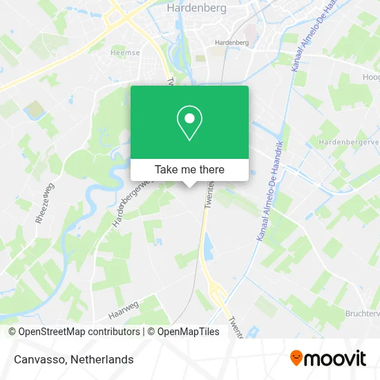 Canvasso map