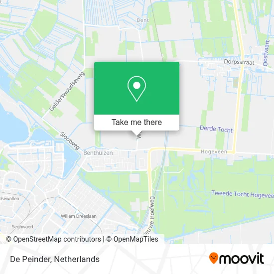 De Peinder map