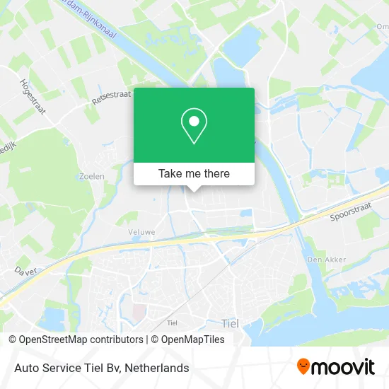 Auto Service Tiel Bv map