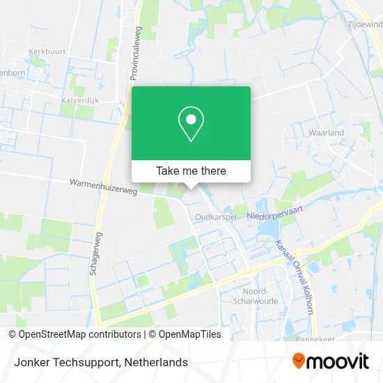 Jonker Techsupport Karte