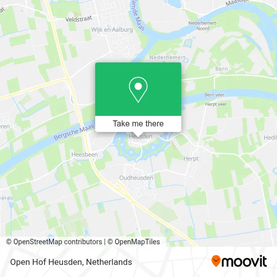 Open Hof Heusden map