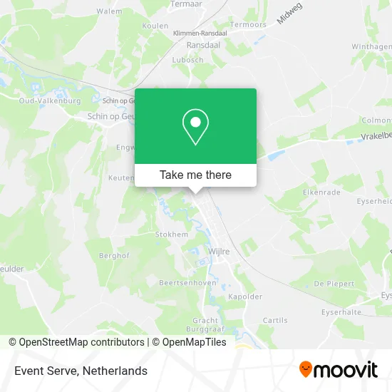 Event Serve map