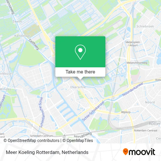 Meer Koeling Rotterdam map