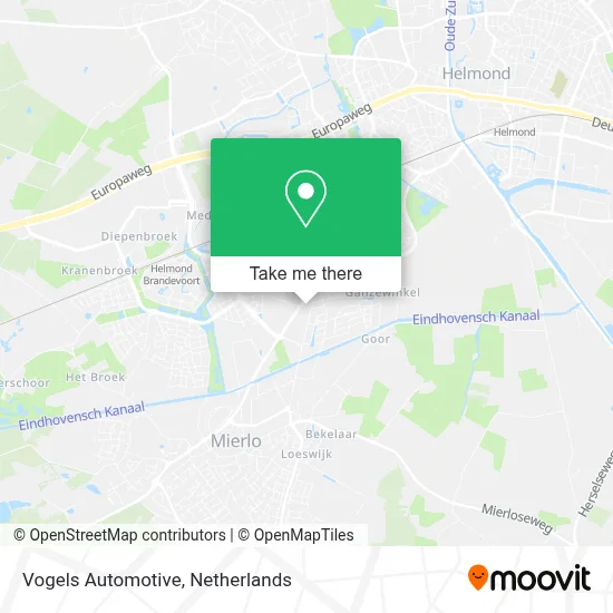 Vogels Automotive map