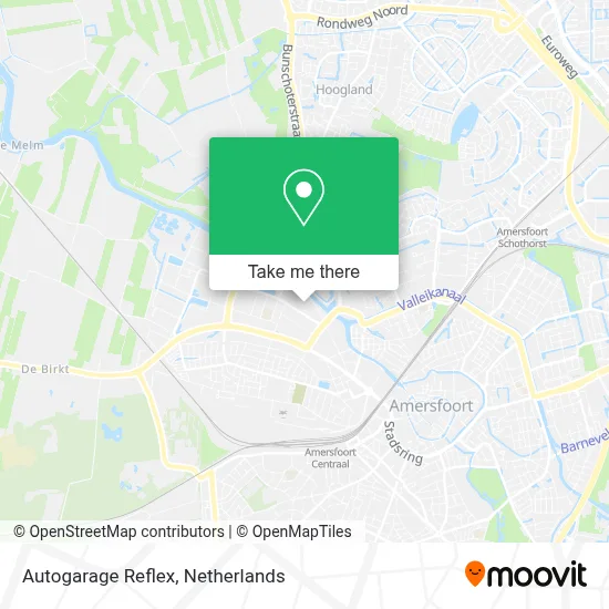 Autogarage Reflex Karte