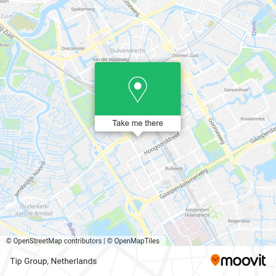 Tip Group map
