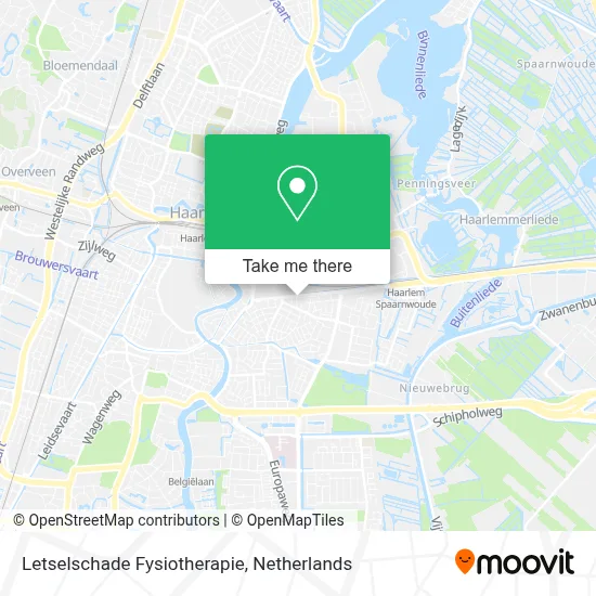 Letselschade Fysiotherapie map